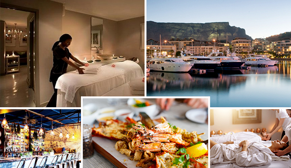V&A Waterfront: Luxury Couples Spa Package and a Seafood Dining Experience for 2 People!