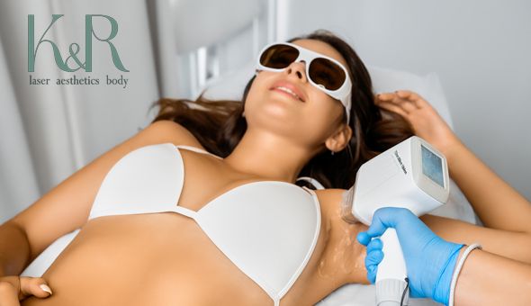 3 x IPL Laser Hair Removal Sessions for a Small, Medium or Large Area at K&R Laser Aesthetics Body!