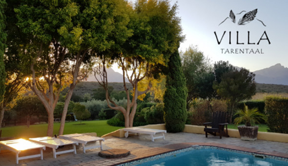 1 Night or 2 Night Getaway for 2 People in a Luxury Suite at Villa Tarentaal, Tulbagh!
