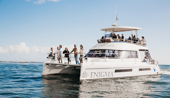 a 1 hour yacht cruise aboard the enigma v&a waterfront