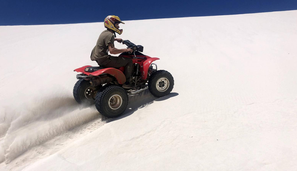 Ride the Dunes! Guided Quad Bike Tour & Dune Bashing Adventure for 2 or 4  People!